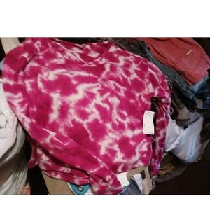 SO Pink Tie-Dye Women's Blouse